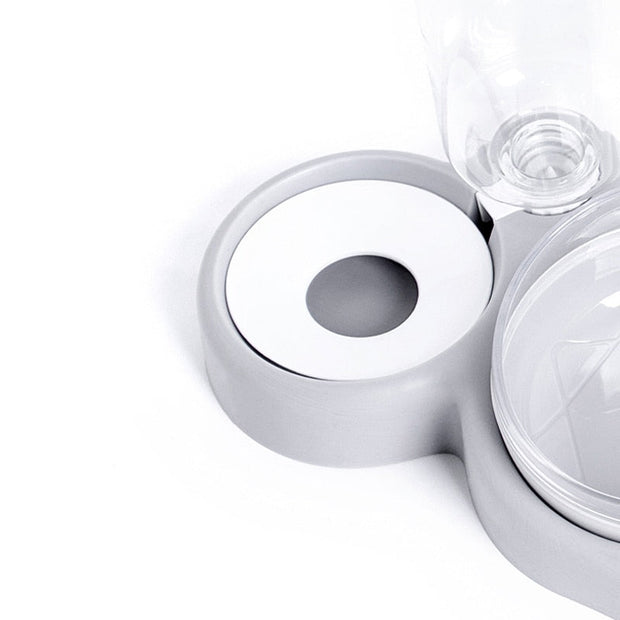 Pet Bowl Automatic Feeder Dog Cat Food Bowl with Water Dispenser Double Bowl Drinking Dish Food Container Bowls Pet Supplies-1