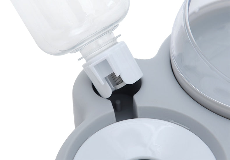 Pet Bowl Automatic Feeder Dog Cat Food Bowl with Water Dispenser Double Bowl Drinking Dish Food Container Bowls Pet Supplies-4