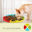 Silicone Pet Bowl Dog Cat Slow Eating Feeding Food Bowls Portable Puppy Feeder Puzzle Bowls Dishes Anti Choke Food Container-0