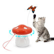 Smart Interactive Cat Toy Automatic Rotating Mode Toy Cats Funny Pet Game Electronic Cat Toy butterfly Feather Toys Kitty-0