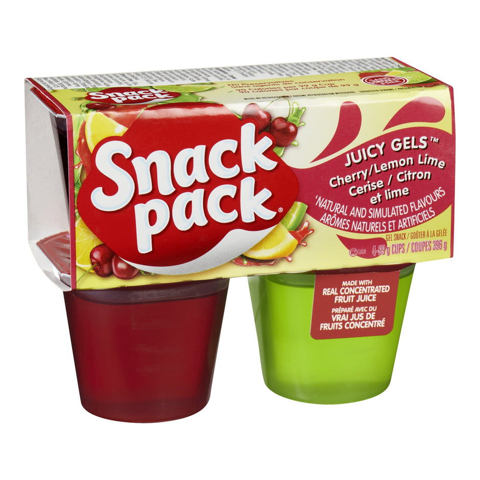 Gelatin Cherry Lemon Lime Gels - 48 x 99 g - Hunt Wesson - Baking Mixes and Ingredients - Canadian Distribution-0