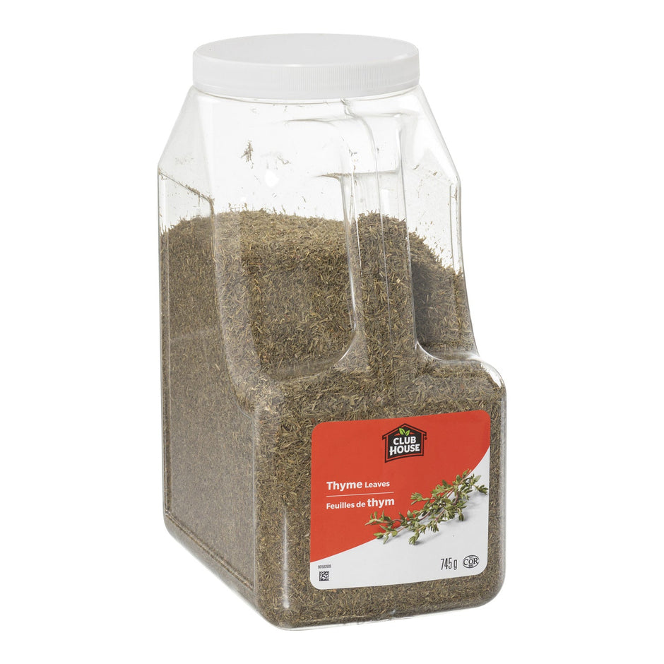 Spice Thyme Leaves - 1 x 745 g - Clubhouse - Restaurant and Foodservice Ingredients - Canadian Distribution-0