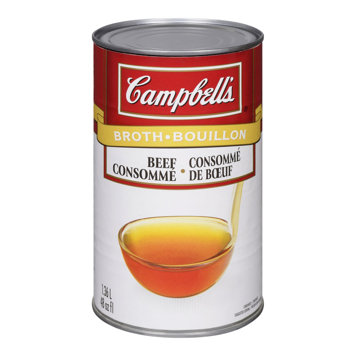 Soup Beef Consomme - 12 x 1.36 L - Campbell's Soup - Restaurant and Foodservice Ingredients - Canadian Distribution-0