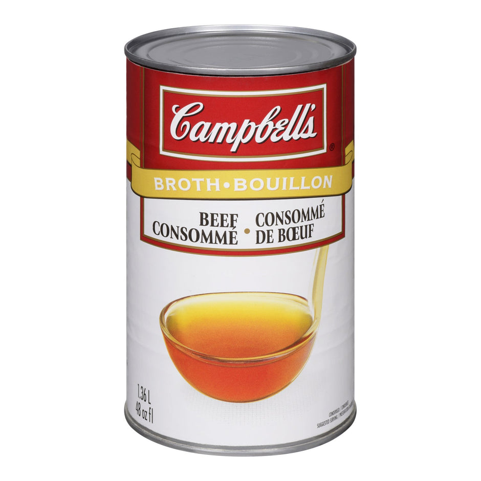 Soup Beef Consomme - 12 x 1.36 L - Campbell's Soup - Restaurant and Foodservice Ingredients - Canadian Distribution-0