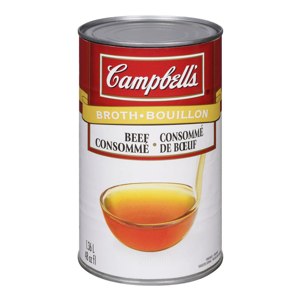 Soup Beef Consomme - 12 x 1.36 L - Campbell's Soup - Restaurant and Foodservice Ingredients - Canadian Distribution-0