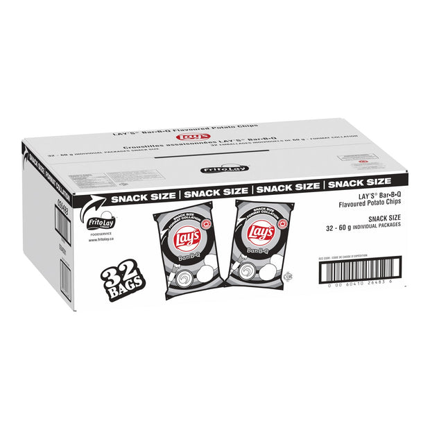 Potato Chip BBQ - 32 x 60 g - Lays - Restaurant and Foodservice Ingredients - Canadian Distribution-1