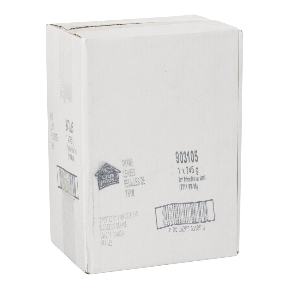 Spice Thyme Leaves - 1 x 745 g - Clubhouse - Restaurant and Foodservice Ingredients - Canadian Distribution-1
