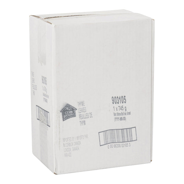 Spice Thyme Leaves - 1 x 745 g - Clubhouse - Restaurant and Foodservice Ingredients - Canadian Distribution-1
