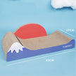Under Mount Fuji Blue Cat Scratching Board-3