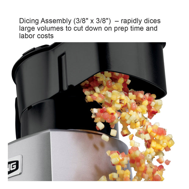WFP16SCD - 4-Qt. Combination Bowl Cutter Mixer and Continuous-Feed with Dicing and LiquiLock Seal by Waring Commercial-1