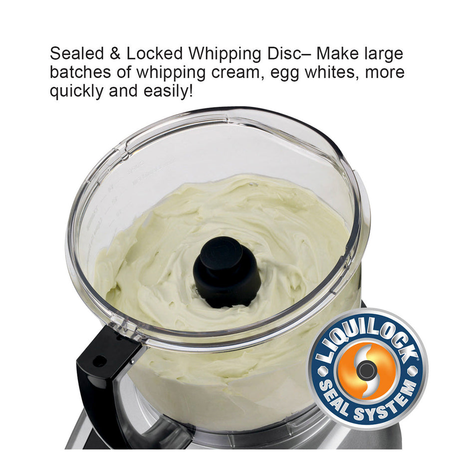 WFP16SCD - 4-Qt. Combination Bowl Cutter Mixer and Continuous-Feed with Dicing and LiquiLock Seal by Waring Commercial-3