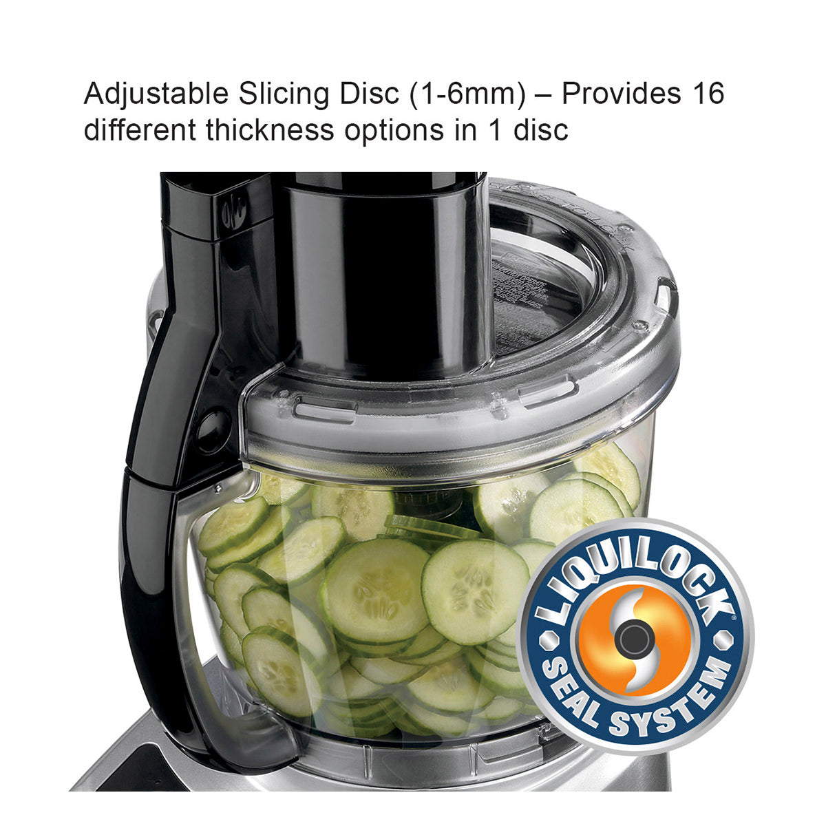 WFP16SCD - 4-Qt. Combination Bowl Cutter Mixer and Continuous-Feed with Dicing and LiquiLock Seal by Waring Commercial-4