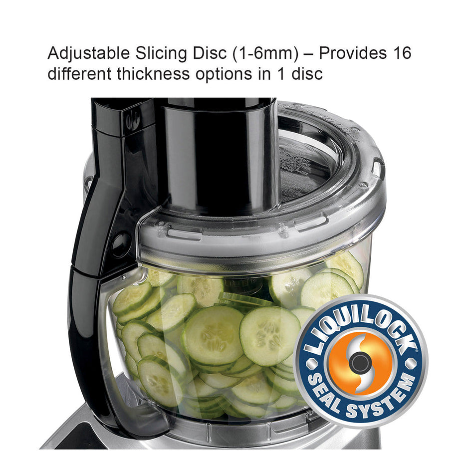 WFP16SCD - 4-Qt. Combination Bowl Cutter Mixer and Continuous-Feed with Dicing and LiquiLock Seal by Waring Commercial-4