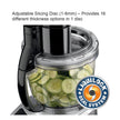 WFP16SCD - 4-Qt. Combination Bowl Cutter Mixer and Continuous-Feed with Dicing and LiquiLock Seal by Waring Commercial-4