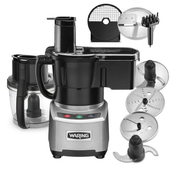 WFP16SCD - 4-Qt. Combination Bowl Cutter Mixer and Continuous-Feed with Dicing and LiquiLock Seal by Waring Commercial-0