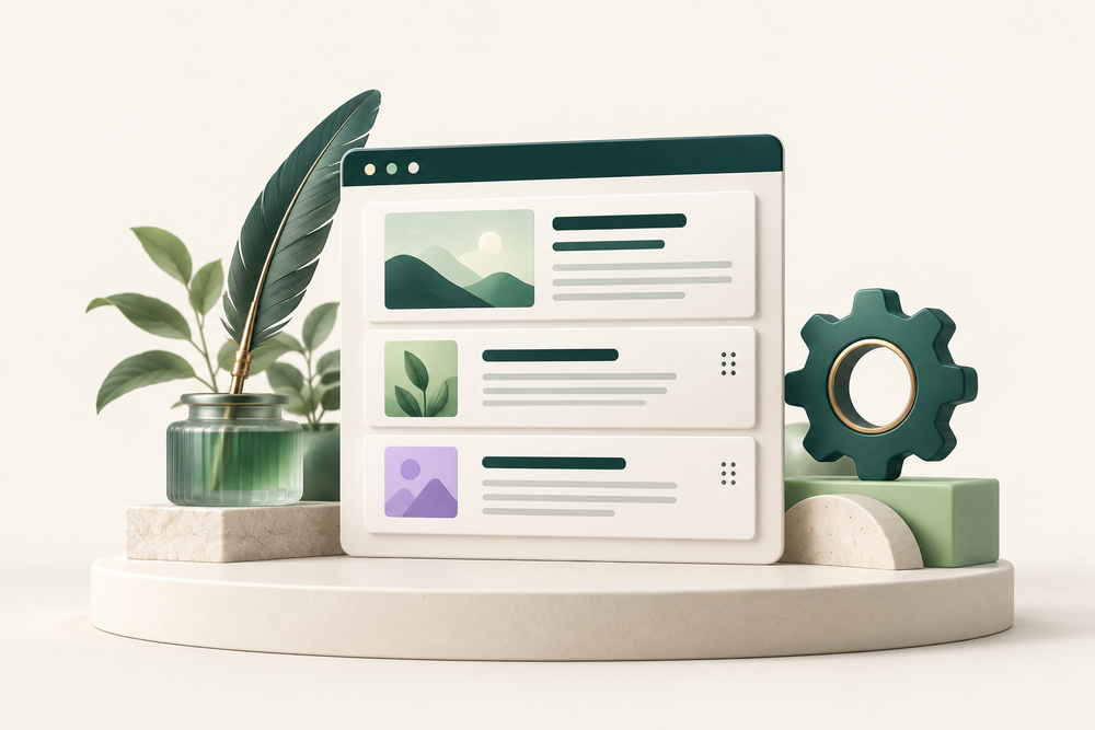 WordPress — Content and configuration