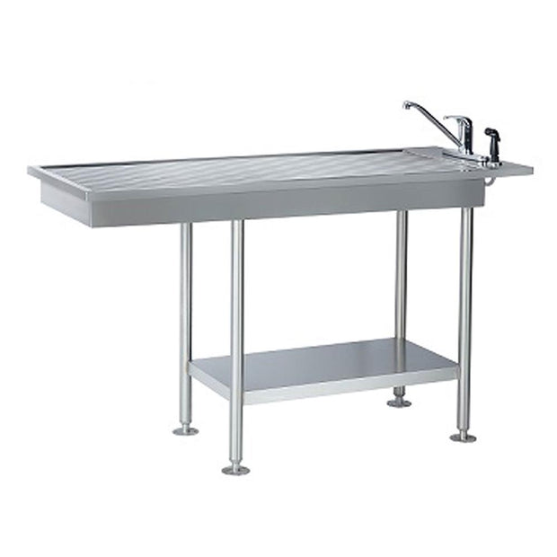 Deep Cut-Away Tub On Legs With Racks - 5"
