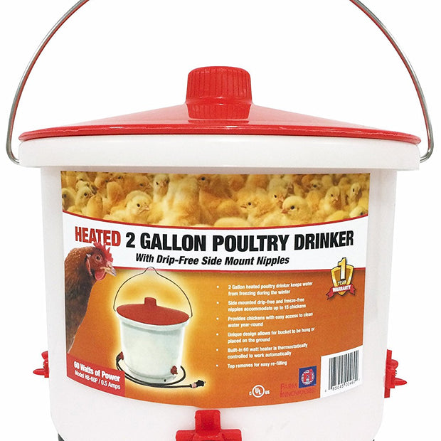 Waterer - Heated Poultry Drinker
