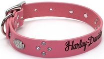 Coastalpet Harley-Davidson Laser en cuir collier en rose (22 pouces)
