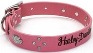 Coastalpet Harley-Davidson Laser en cuir collier en rose (24 pouces)