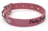 Coastalpet Harley-Davidson Laser en cuir collier en rose (18 pouces)