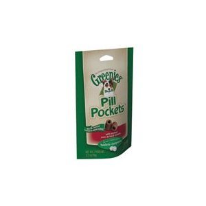 Greenies Pill Pockets, Beef, 3.2 oz, for Tablets