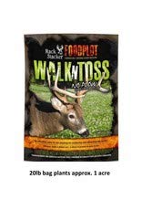 Rack Stacker Walk n Sost 20lb 1 acre Protage de nourriture vivace pour les sentiers à 4 roues, les routes forestières et les petites zones ouvertes