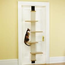 Plates-formes montées sur la porte de grimpeuse de chat Smartcat