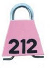 Bock's Identity Company Brisket Boc-Loc numéroté (Pink, 51-75)
