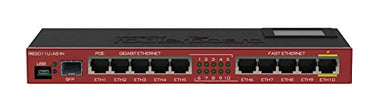 Mikrotik RB2011UIAS-IN-IN ROUTERNE 1U 5 GIGABIT ET 5 ROUTEUR DE BURANT LAN FAST pour une utilisation en intérieur