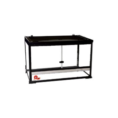 Atasuki RR3517 Terrarium Tank with Front Ventilation - Black (31x20x20in)