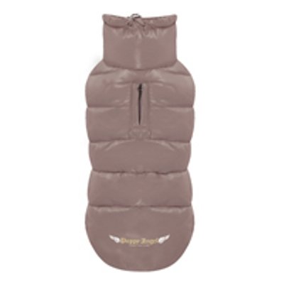 Puppy Angel Dog Down Padding Vest Regular Snap (Gray, Medium-Large)