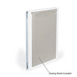 PetSafe Freedom Aluminum Pet Door for Dogs and Cats, White, Tinted Vinyl Flap