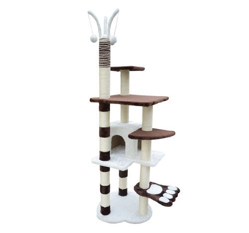 PAWHUT 68 pouces Cat Scratcher Tree Furniture Condos Stratch Affiche House Pet Supply Nouveau