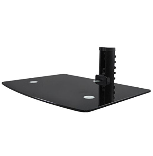 Xtreme 17910 Universal Single Glass Shelf Wall Mount with Tempered Glass Construction