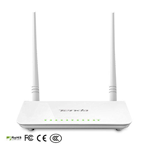 Tenda D301 Wireless N300 ADSL2+ Modem Router, Compliant with 802.11n standard