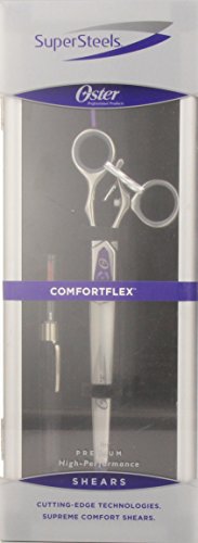 Oster ComfortFlex 10-Inch Straight Scissor, Silver/Purple