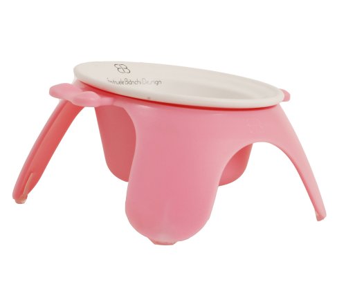 Bol de compagnie Petego avec tulipe en céramique, grand, marron