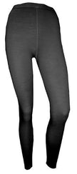 N200PF WOOL THERMO Pant 100% Merino Wool For Women's Black Moss Green - XS-2XL (Black, XS)