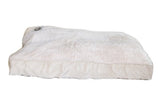 Danazoo grand lit de rectangle de diamant beige (27 x 36 x 4 pouces)