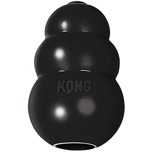 KONG 41940 Extreme Dog Toy - Toughest Natural Rubber, Black -Fun to Chew, Chase & Fetch- For Large Dogs