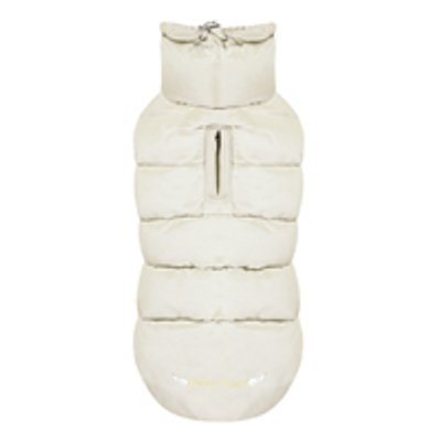 Puppy Angel Dog Down Padding Vest Regular Snap (Ivory, Large)