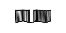 Dynamic Accents - 5 Panel Freestanding Walk Through Gate Black