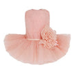 Puppy Angel PA-DR119 Peach Flower Dress (Pink, Small)