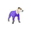 Muttluks Inc ML-493DN-22-PU 4-Legged Dog Jog Rain Suit, Size 22, Purple