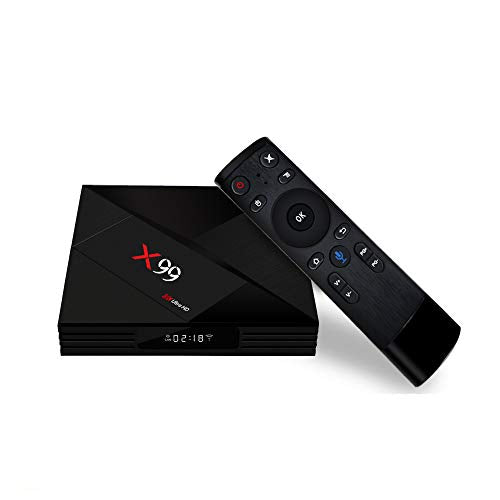 Puissant x99 4 Go RAM 64 Go Rom RK3399 Android 8.1 TV Box HD 4K 6 CORE CPU, Dual Band WiFi Bluetooth LAN, 2,4g Air Mouse