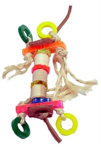 Zoo Max DUS332 Mr. Frog 5in x 2in Foot Bird Toy