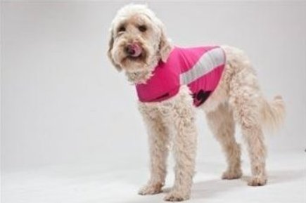 ThunderShirt PSSL-T01 Polo Pink Dog Shirt (Large 41-64LB)