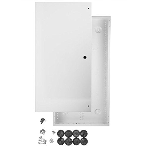 Construct Pro CON2029IN 29 inch Structured Wire Can With Removable Door - White