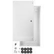 Construct Pro CON2029IN 29 inch Structured Wire Can With Removable Door - White